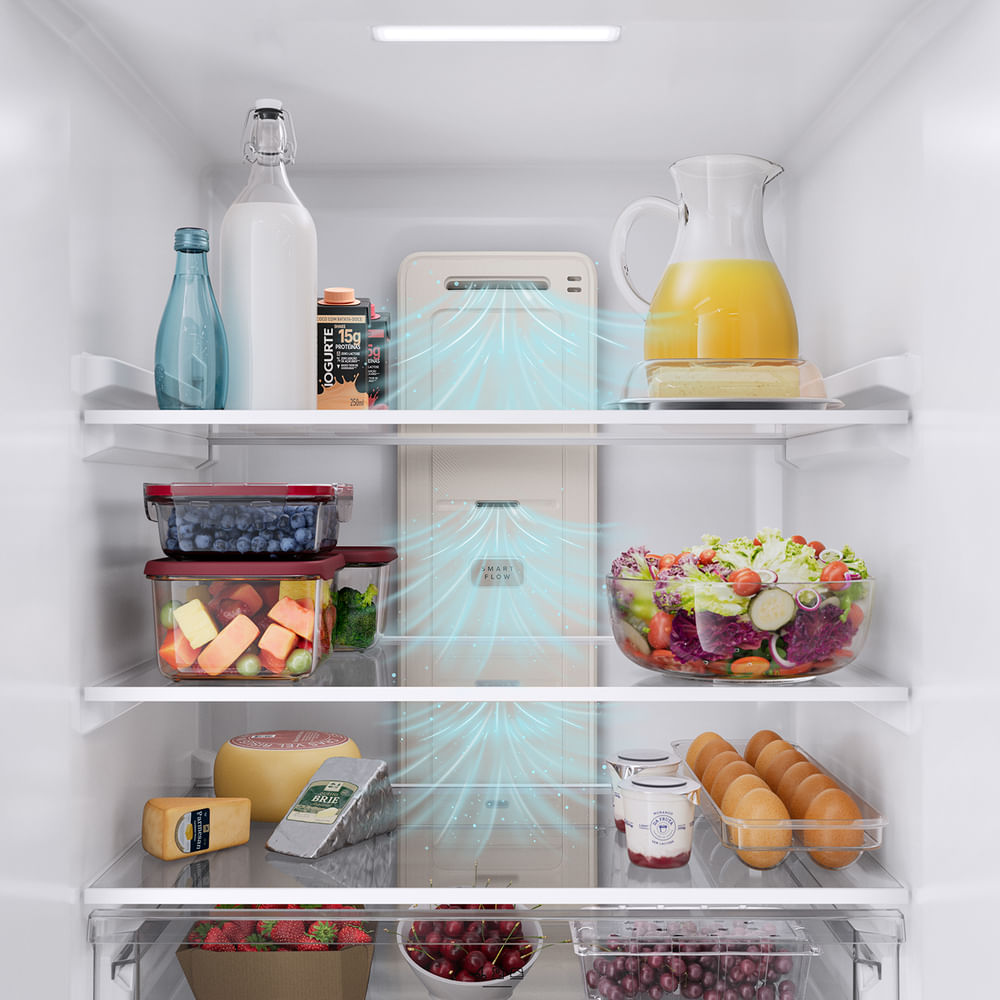 Heladera Whirlpool Inox Xpert AI No Frost Inverter 496 / 530 Lts
